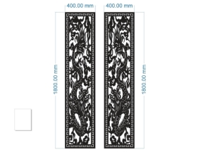 Model cnc vách rồng đẹp
