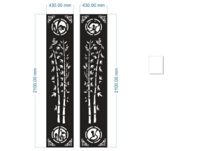 Model cnc vách trúc chim vạn sự như ý
