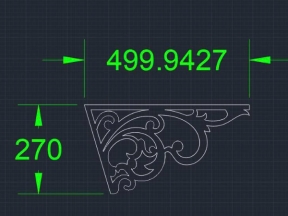 Model dxf cnc hoa góc đẹp