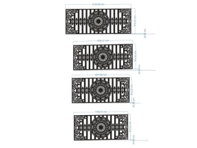 Model dxf cnc lan can trống đồng đẹp