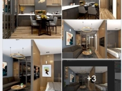 Model file sketchup thiết kế nội thất căn hộ