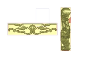 Model jdp chân và yếm ghế hoa văn cá cnc