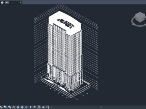 Model revit 2019 thiết kế kiến trúc và MEPF 21 tầng 20x41m (kiến truc+cấp thoát nươc+điều hòa thông gió)