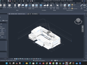 Model revit 2019 thiết kế trường học 5 tầng 70x116m (kiến trúc+kết cấu+mepf)