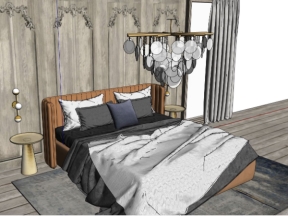 Model sketchup việt nam bản vẽ phòng ngủ