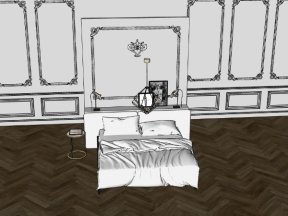 Model sketchup việt nam nội thất phòng ngủ bản vẽ đẹp nhất