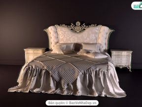Model su giường tân cổ điển cực đẹp