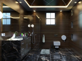 Model su thiết kế nhà vệ sinh, full nội thất