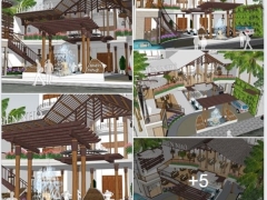 Model Su thiết kế resort khác sạn, nhà hàng Biển Nhớ đẹp