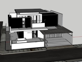 Model su việt nam nhà biệt thự 2 tầng kiểu mới mới