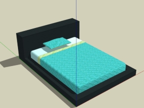 Model thiết kế giường ngủ dựng su