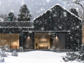 Ngôi nhà mùa đông model 3d sketchup việt nam