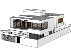 Nhà biệt thự 2 tầng 15x23m skp