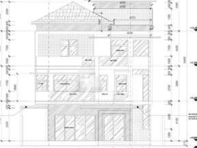 Nhà biệt thự 3 tầng 15x25m bản vẽ