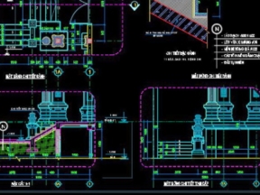 Nhà biệt thự 3 tầng tân cổ điển 10x12m