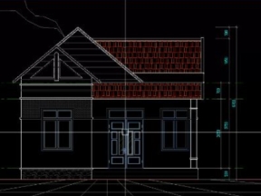 Nhà cấp 4 mái thái diện tích thiết kế 8x12m kiến trúc, kết cấu