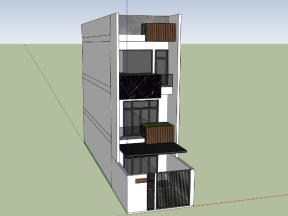 Nhà dân 3 tầng 5x17m