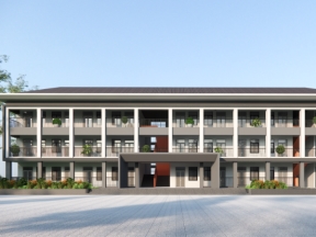 Nhà học 3 tầng 12 phòng đã được thẩm định full phần kiến trúc, kết cấu, điện, nước