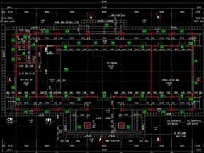 Nhà hội trường đa năng kích thước thiết kế 31.2mx13.2m có full  bản vẽ cad kiến trúc kết cấu, điện nước, kinh phí