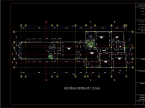 Nhà mái nhật 2 tầng đẹp chi tiết kiến trúc, kết cấu, điện nước 10x30m