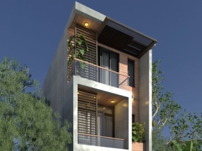 Nhà ở 3 tầng su đẹp mới