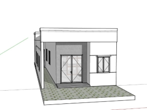 Nhà phố 1 tầng 6.7x21m file su 