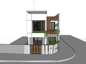 Nhà phố 2 tầng 7.9x17m sang trọng 2 mặt tiền