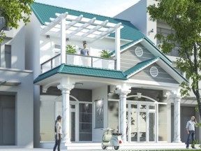 Nhà phố 2 tầng 8x10m