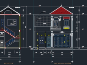 Nhà phố 2 tầng 9x16m