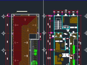 Nhà phố 2 tầng kích thước 6x14.1m năm trong khuôn đất 6x19.6m