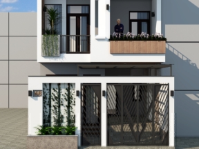 Nhà phố 2 tầng sang trọng 6.2x18m, 3 phòng ngủ