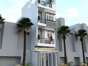 Nhà phố 3 lầu có sân thượng 4x14m