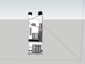 Nhà phố 3 tầng 5x15m độc đáo