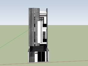 Nhà phố 3 tầng 5x20m mới lạ