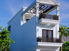 Nhà phố 3 tầng Tân cổ điển 5x20m - Hồ sơ kỹ thuật thi công chi tiết