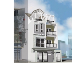 Nhà phố 3 tầng kích thước thiết kế 7x20m