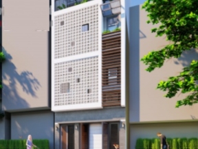 Nhà phố 4 tầng 5x16.8m hồ sơ
