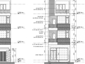Nhà phố 4 tầng 5x20m  gồm đẹp