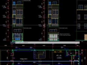 Nhà phố 4 tầng diện tích thiết kế 4x17m đầy đủ danh mục