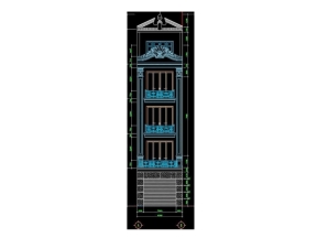 Nhà phố 5 tầng có thang máy móc diện tích 4.3x13.5m