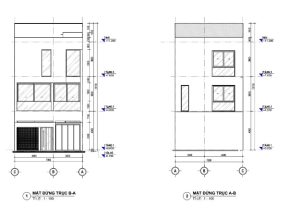 Nhà phố 7x30m 3 tầng