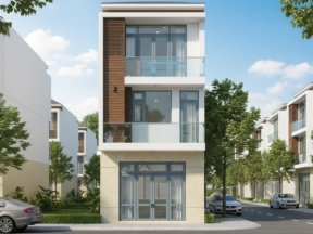 Nhà phố hiện đại 3 tầng 5x15m