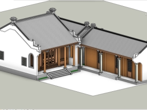 Nhà thờ đình chùa miếu Revit