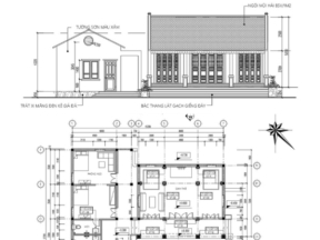 Nhà thờ họ model cad danh mục kiến trúc