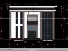 Nhà văn hóa 2 tầng diện tích xây dựng 14x16m