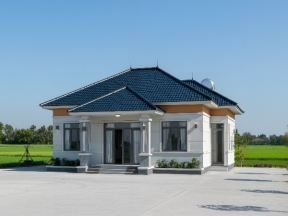 Nhà vườn nhà mái nhật cực chất 9.5x11m đầy đủ kích thước