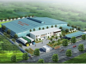 Nhà xưởng 2 tầng 58.4x94.9m đầy đủ kiến trúc, kết cấu, spec xưởng chính và hạng mục phụ.