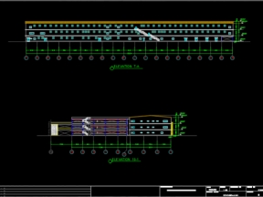 Nhà xưởng 3 tầng đầy đủ file kết cấu, kiến trúc chi tiết
