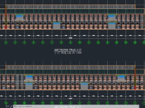 Nhà xưởng kích thước thiết kế 94x124m