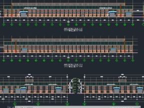 Nhà xưởng kích thước thiết kế 94x160m